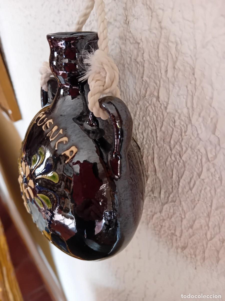 Antig&uuml;edades: Cantimplora de cer&aacute;mica de Cuenca - Foto 4