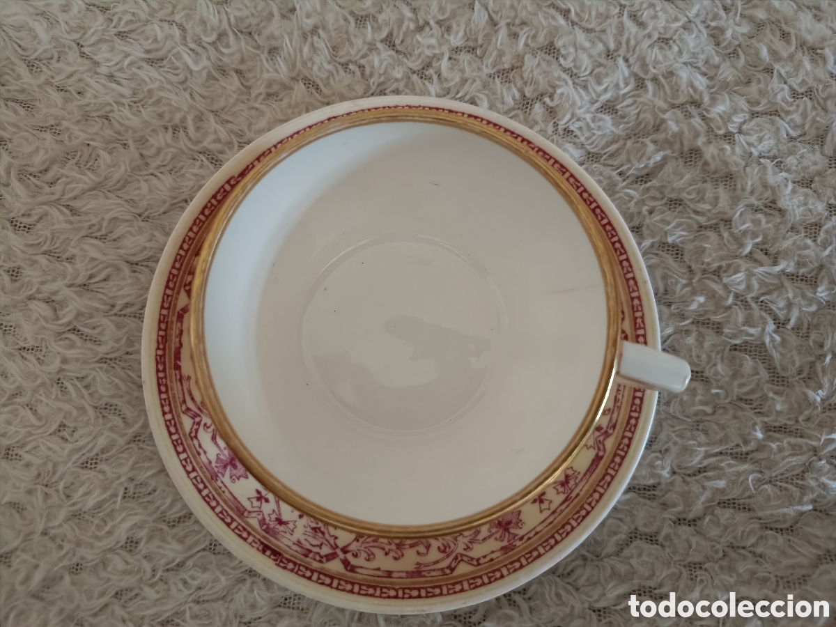 Antig&uuml;edades: TAZA Y PLATO INGLESA - Foto 2