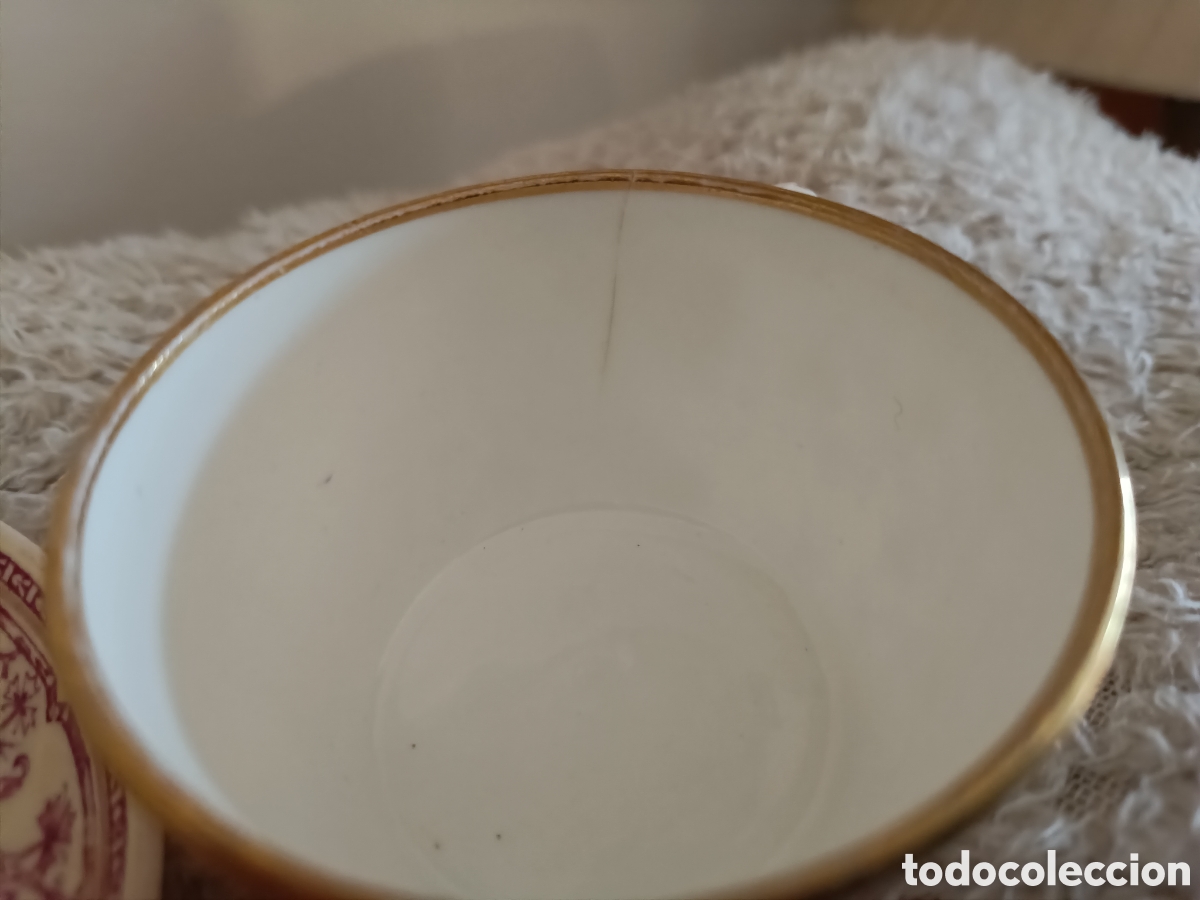 Antig&uuml;edades: TAZA Y PLATO INGLESA - Foto 3