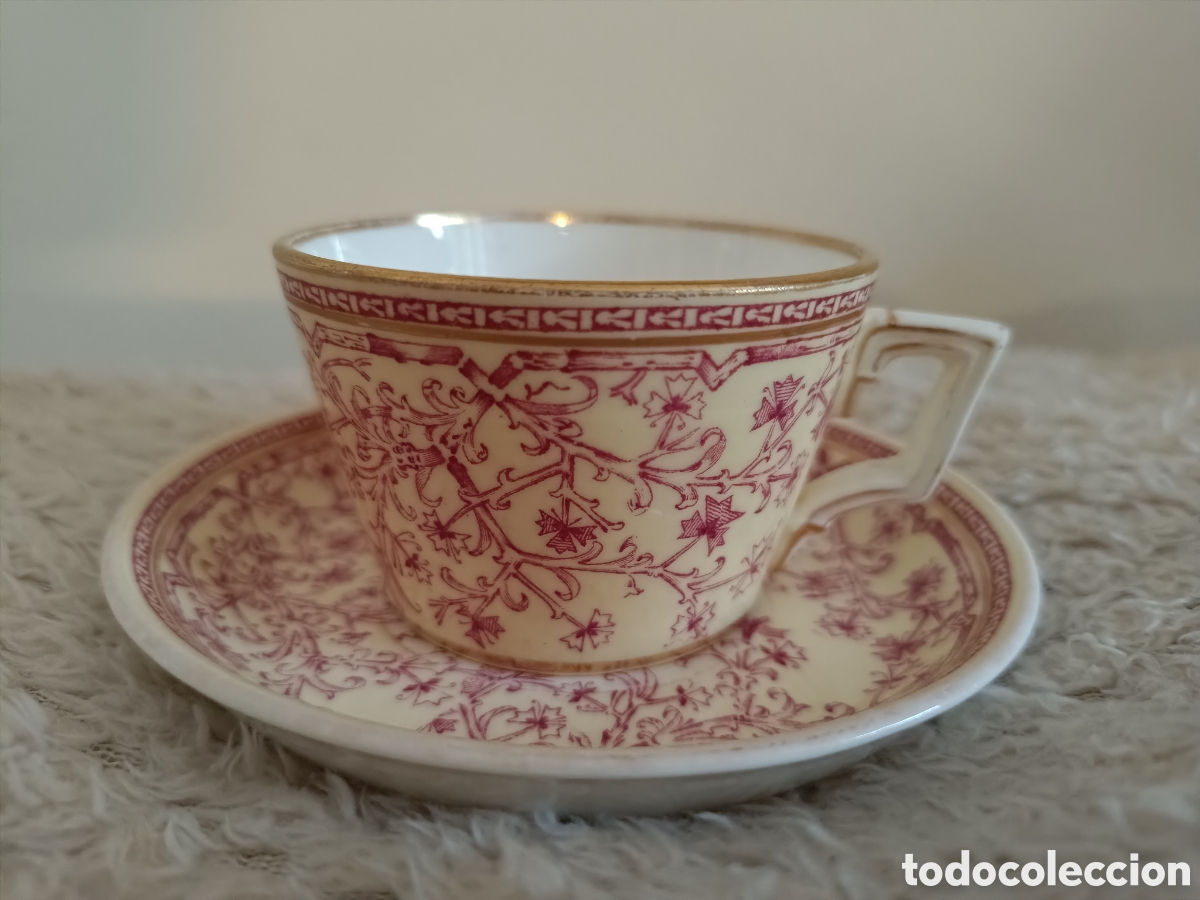 Antig&uuml;edades: TAZA Y PLATO INGLESA - Foto 1