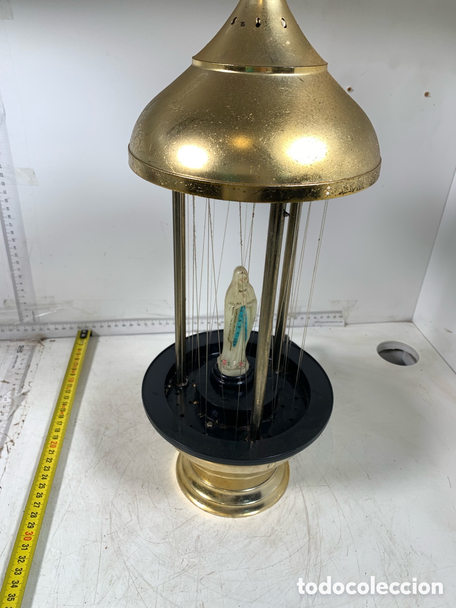 Antig&uuml;edades: 01_Fuente de parafina con virgen - Foto 1