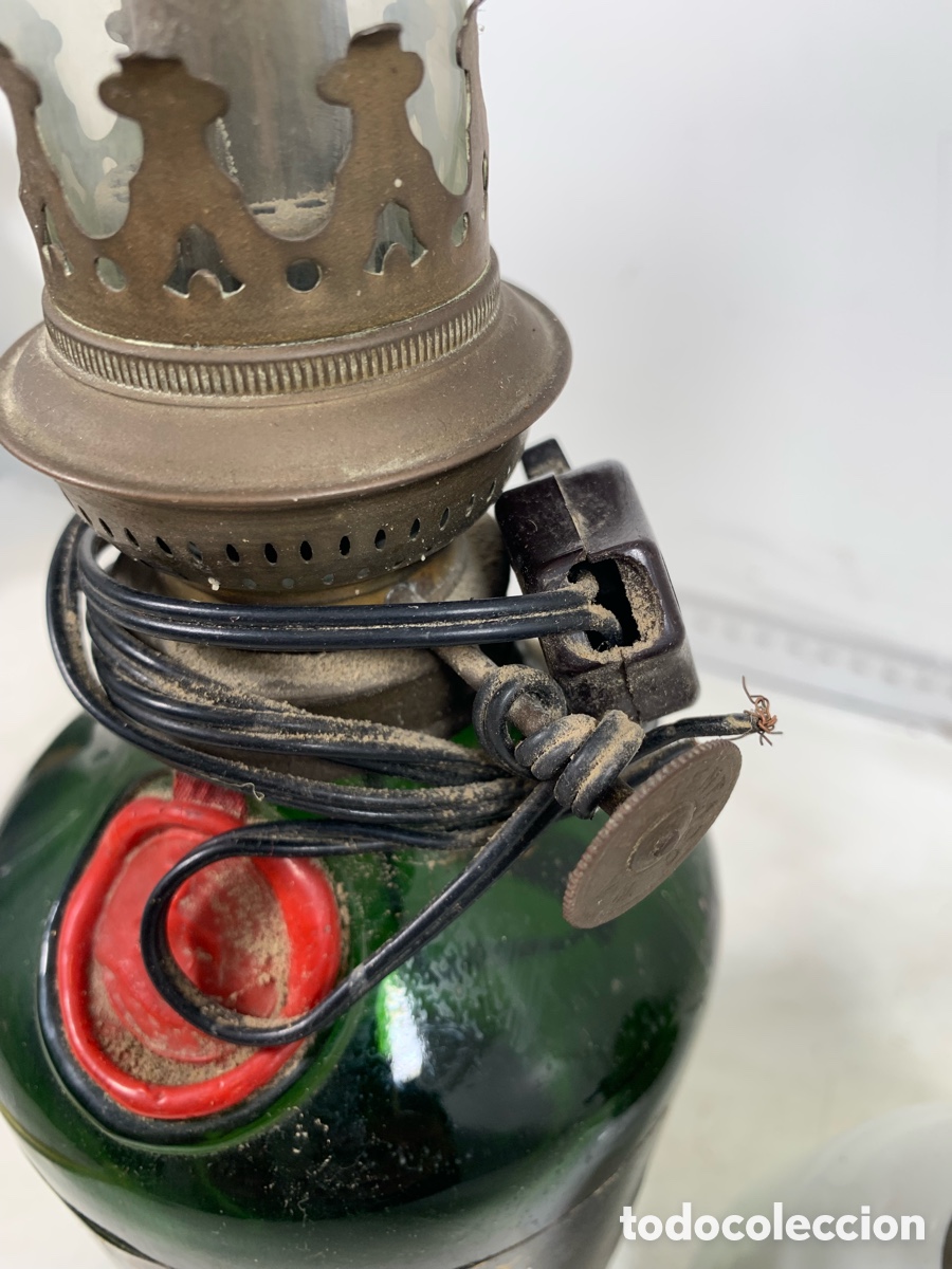 Antig&uuml;edades: 01_ Lote quinqu&eacute;s l&aacute;mparas de aceite - Foto 3
