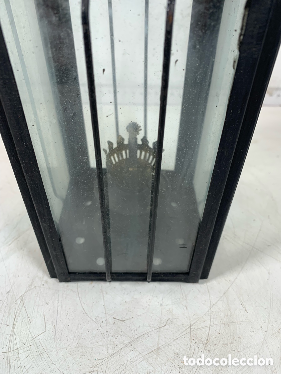 Antig&uuml;edades: 01_Farol porta velas - Foto 2