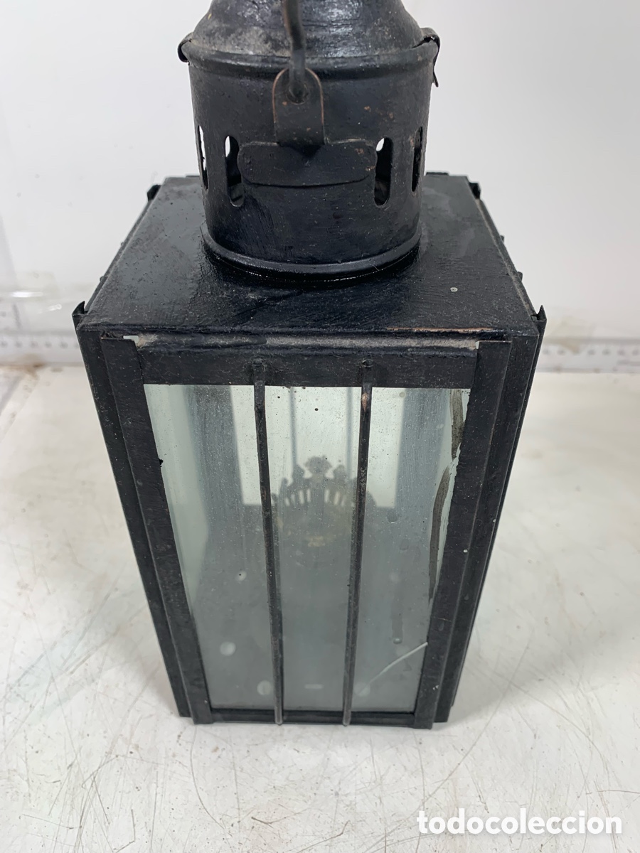 Antig&uuml;edades: 01_Farol porta velas - Foto 3