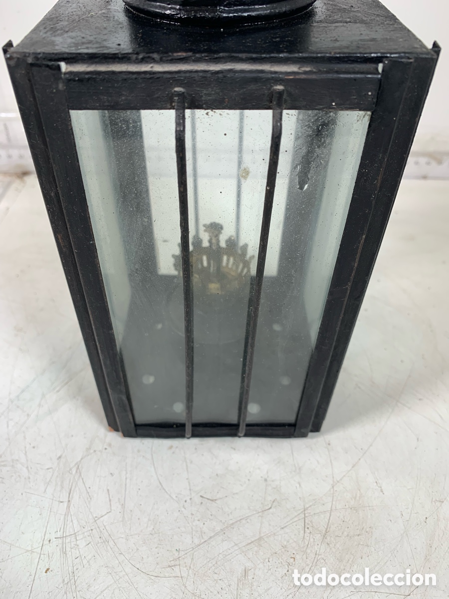 Antig&uuml;edades: 01_Farol porta velas - Foto 4