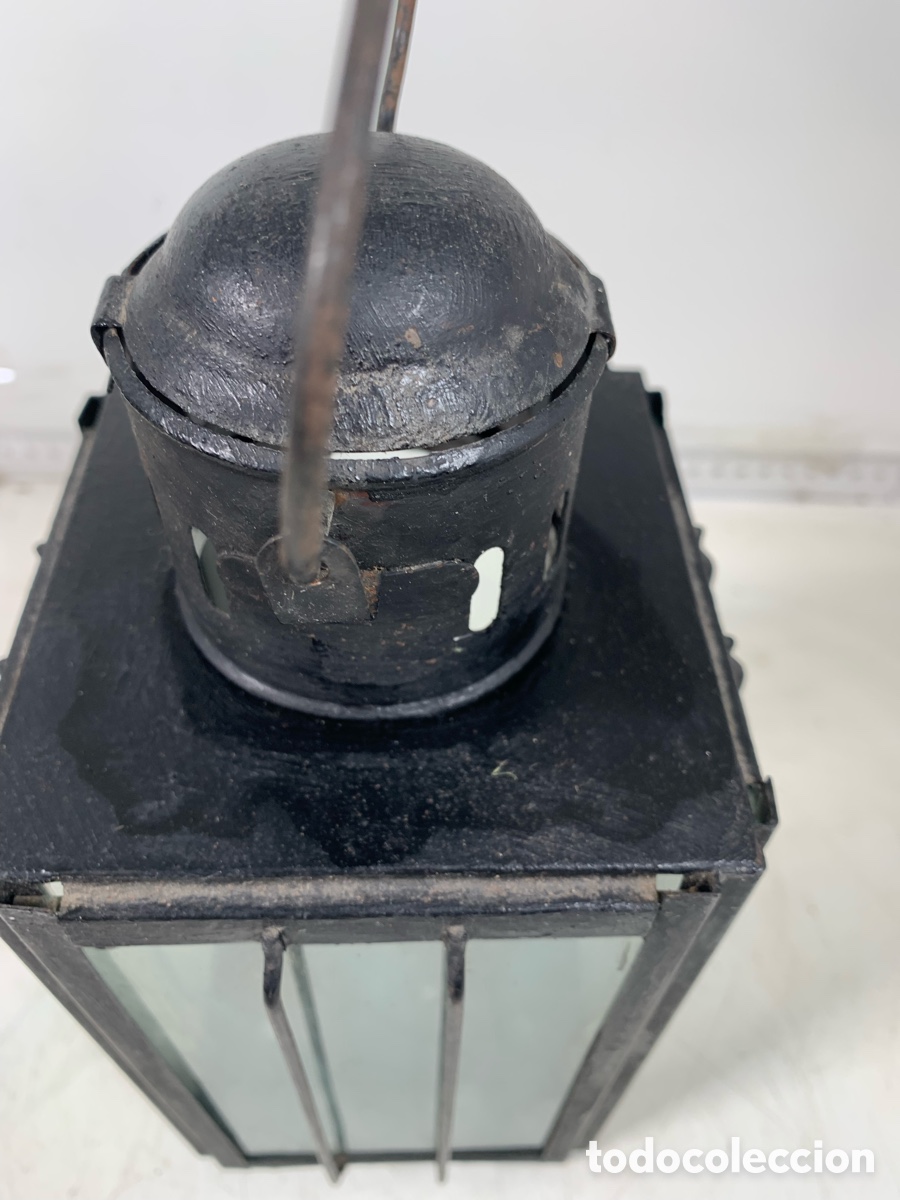 Antig&uuml;edades: 01_Farol porta velas - Foto 6