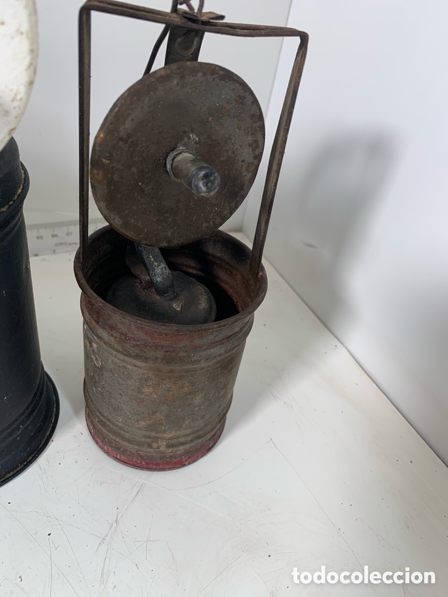Antig&uuml;edades: 01_ Lote l&aacute;mparas de carburo - Foto 6