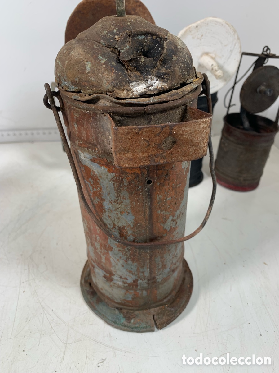 Antig&uuml;edades: 01_ Lote l&aacute;mparas de carburo - Foto 7