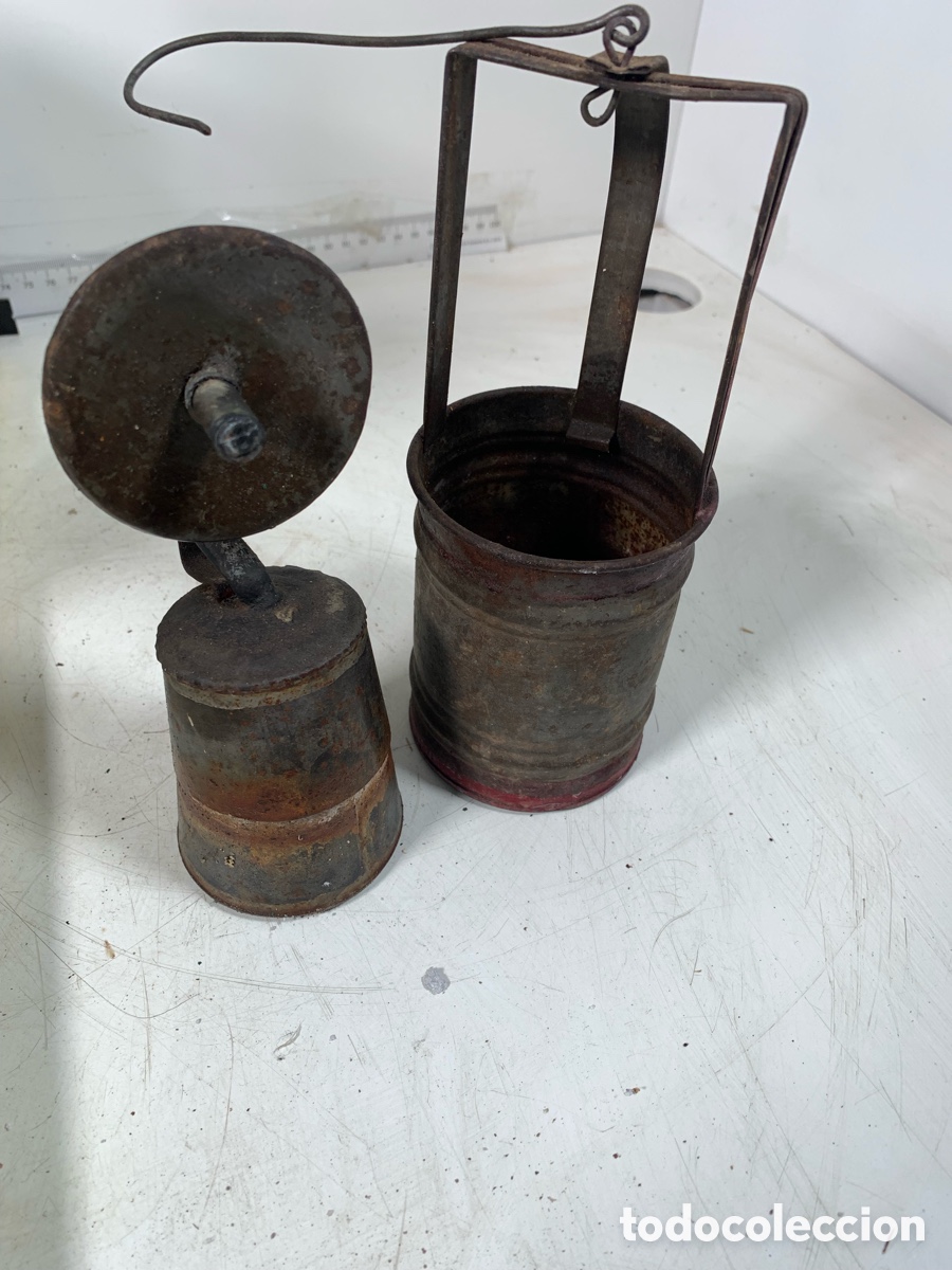 Antig&uuml;edades: 01_ Lote l&aacute;mparas de carburo - Foto 17
