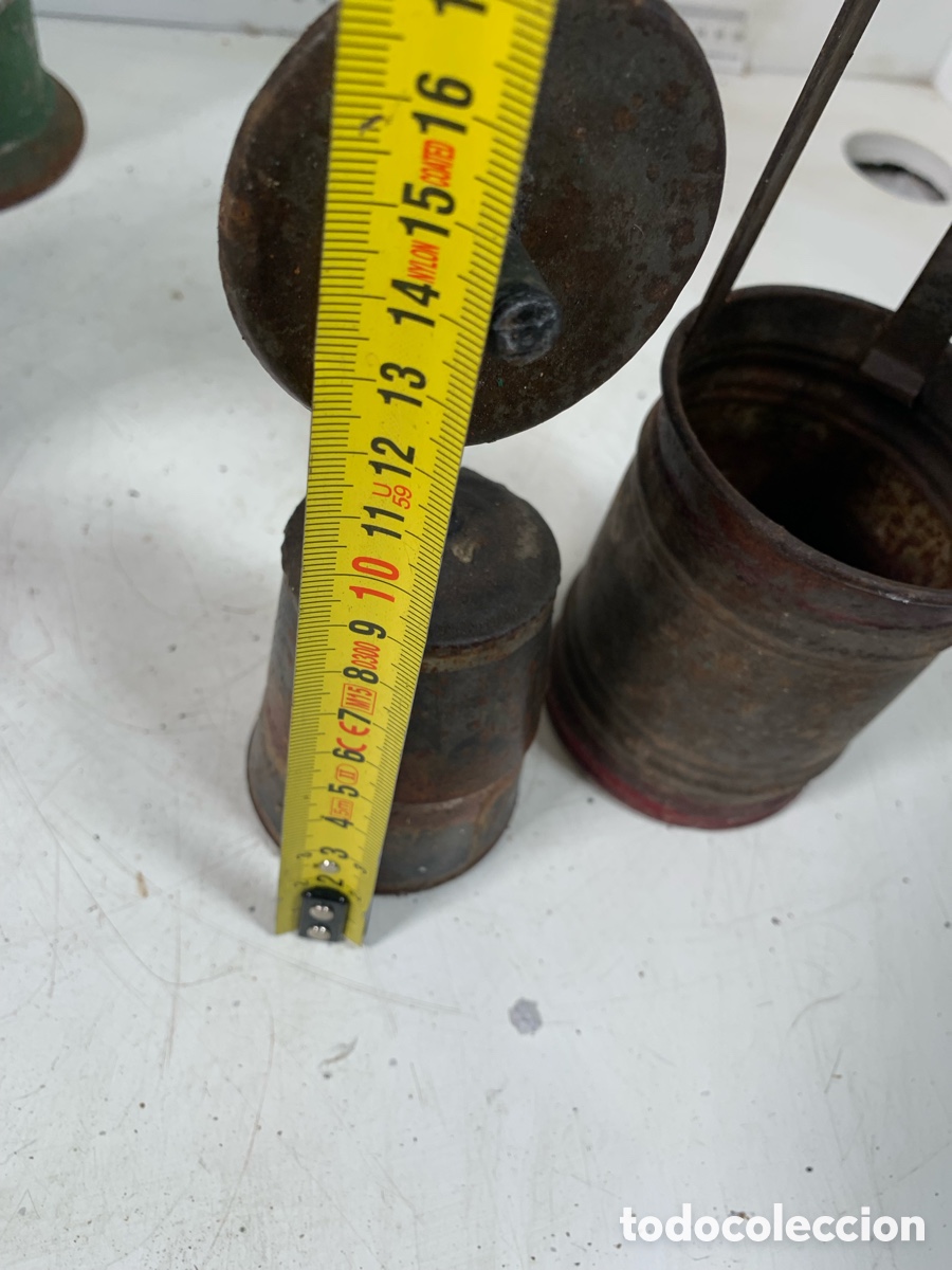 Antig&uuml;edades: 01_ Lote l&aacute;mparas de carburo - Foto 18
