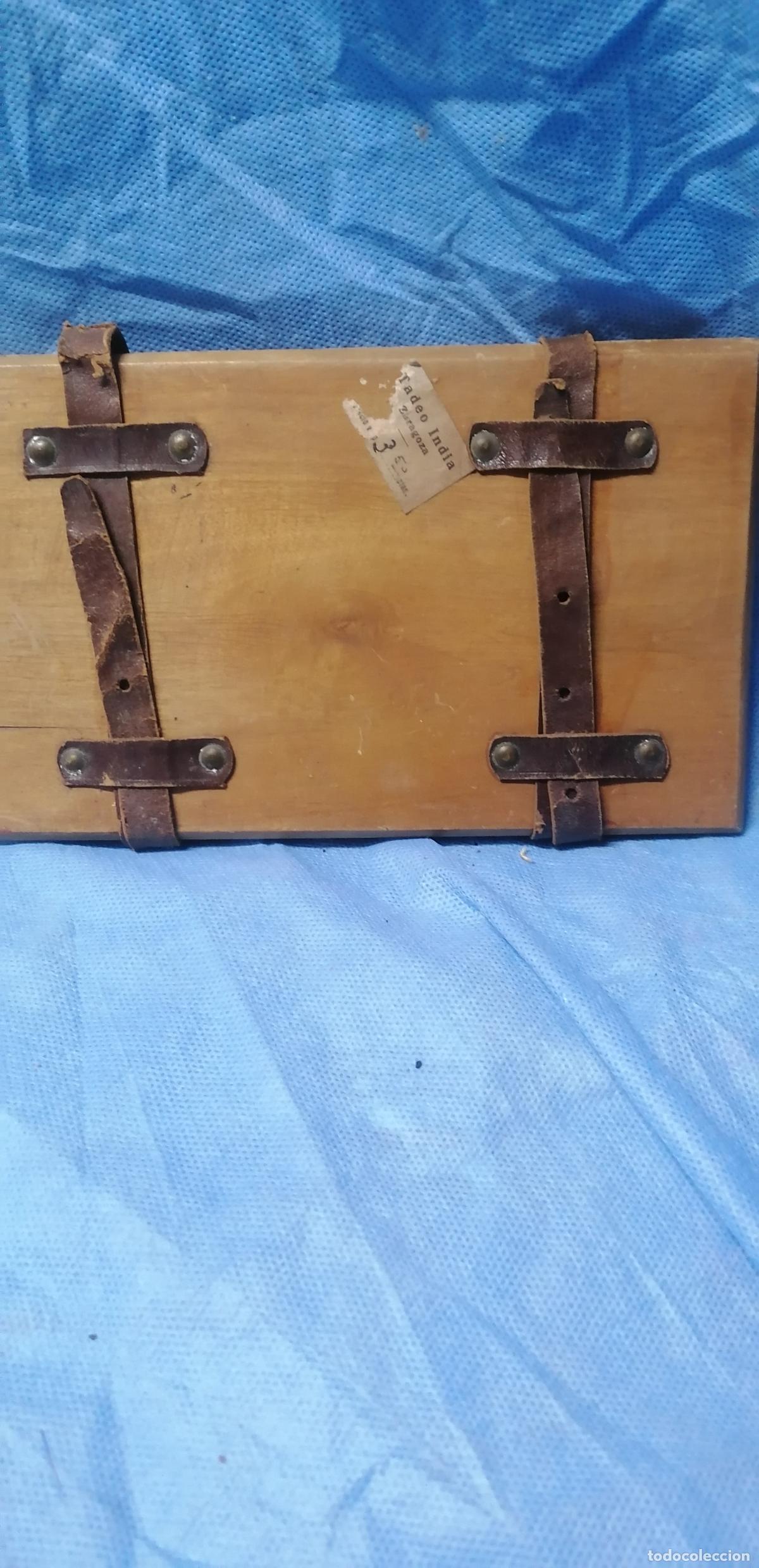 Antiguidades: PIEZA DE MUSEO ANTIGUO CABA ESCOLAR DE MADERA A&Ntilde;OS 30-40