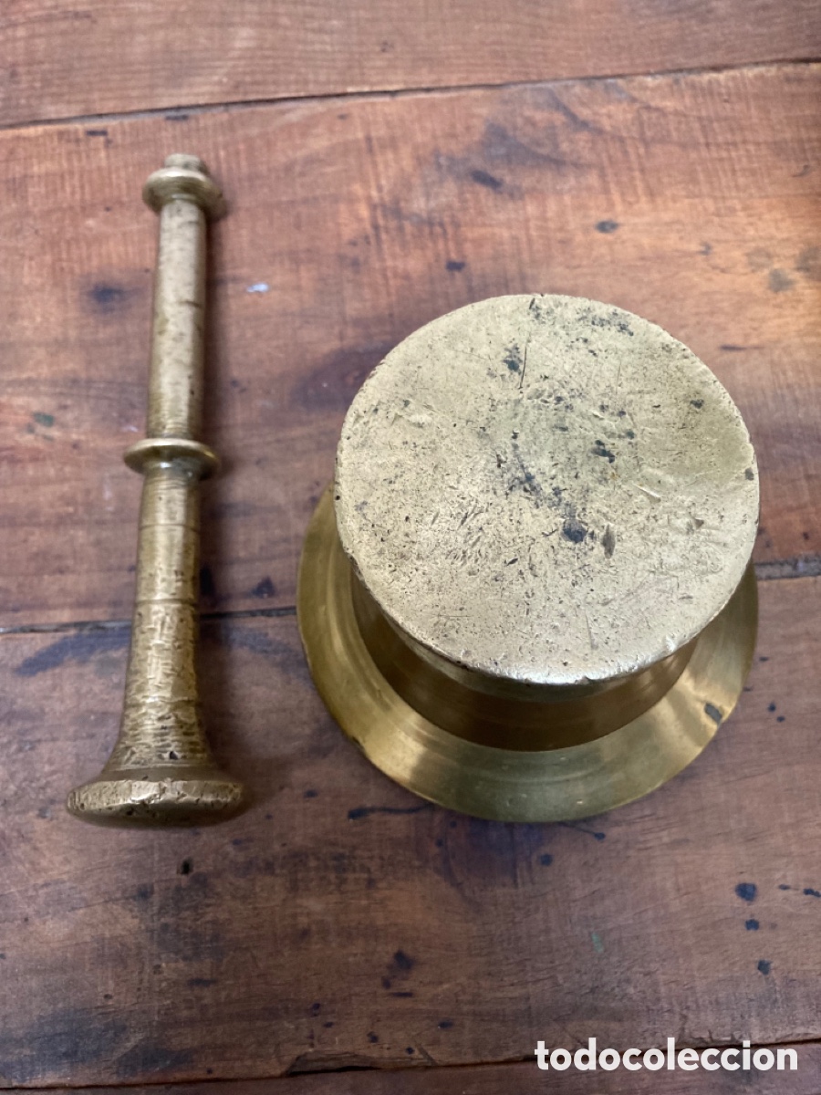 Antig&uuml;edades: Almirez bronce - Foto 5