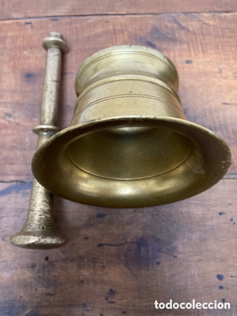 Antig&uuml;edades: Almirez bronce - Foto 6