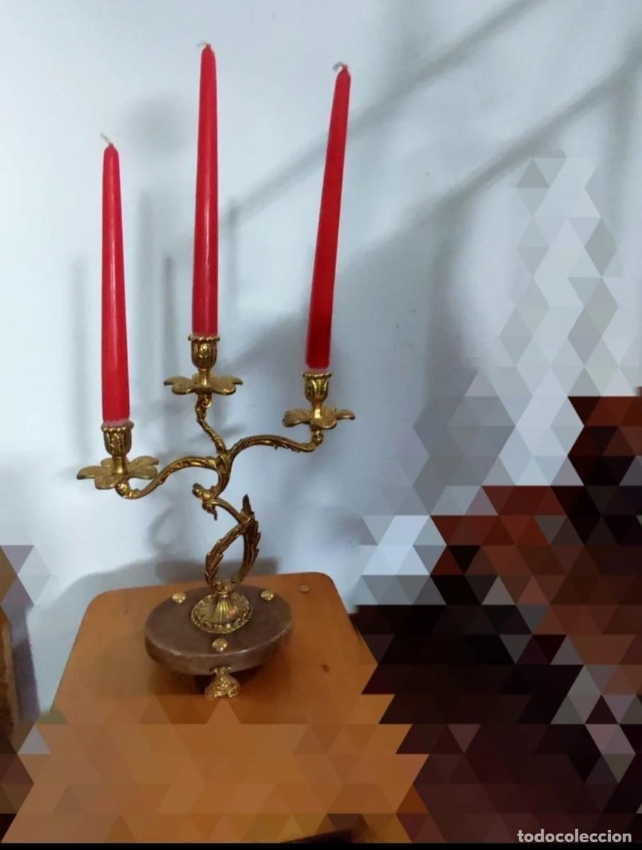 Antig&uuml;edades: Pareja de candelabros - Foto 1