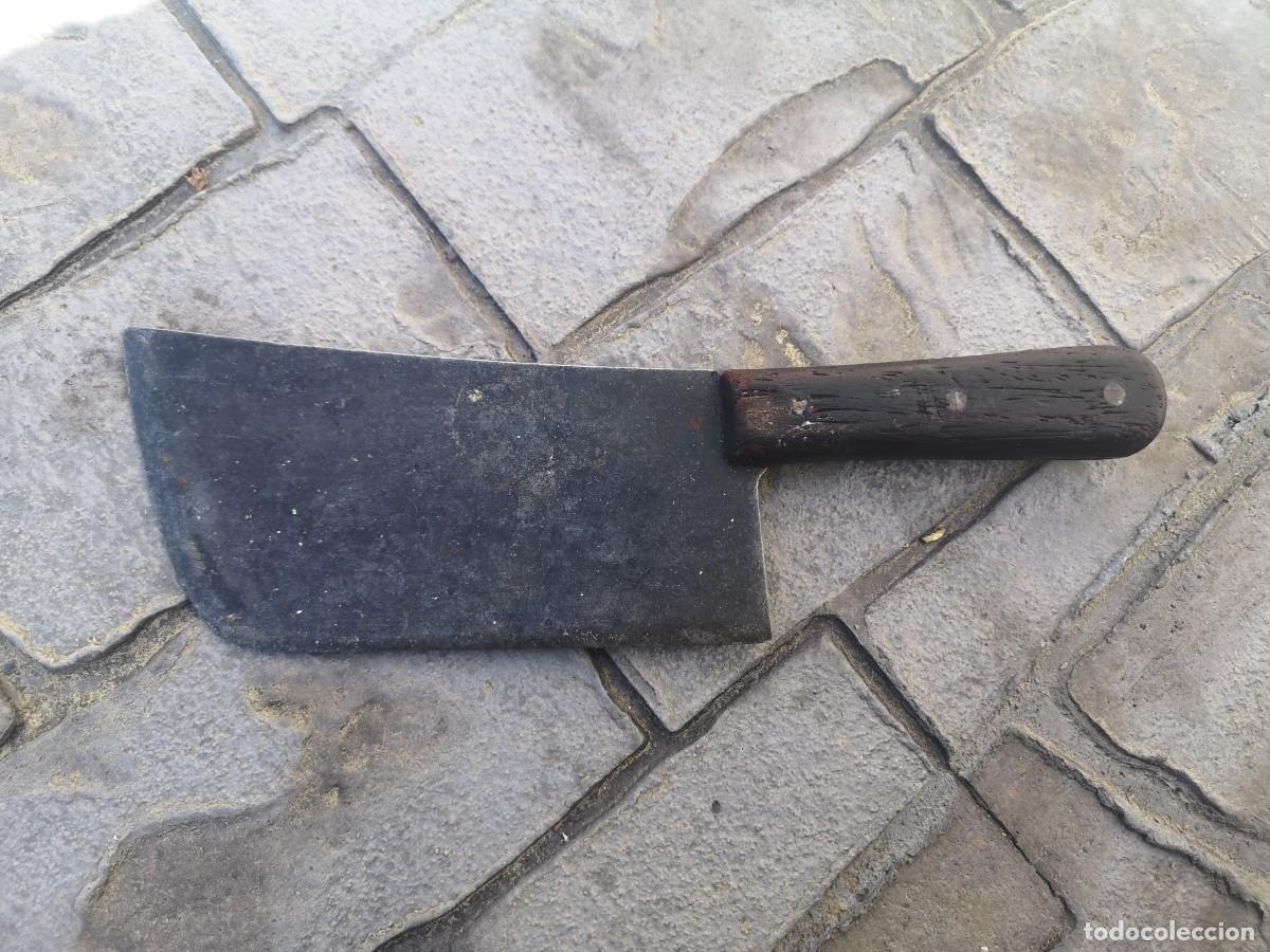 Antig&uuml;edades: cuchillo carnicero, a&ntilde;os 60 - Foto 2