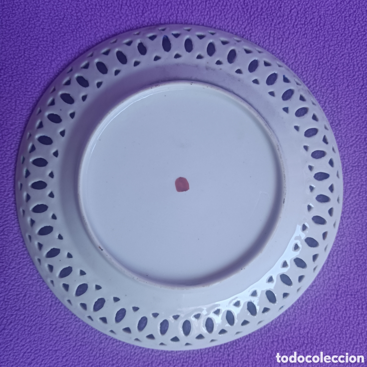 Antig&uuml;edades: Plato chino calado - Foto 3