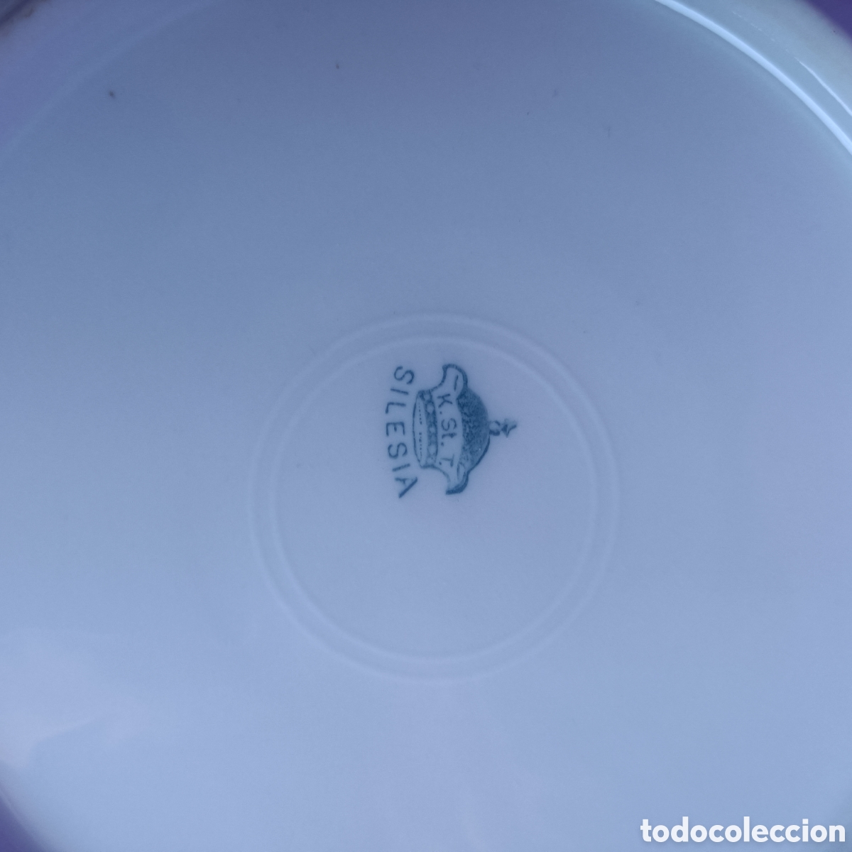 Antig&uuml;edades: Fuente de porcelana - Foto 3