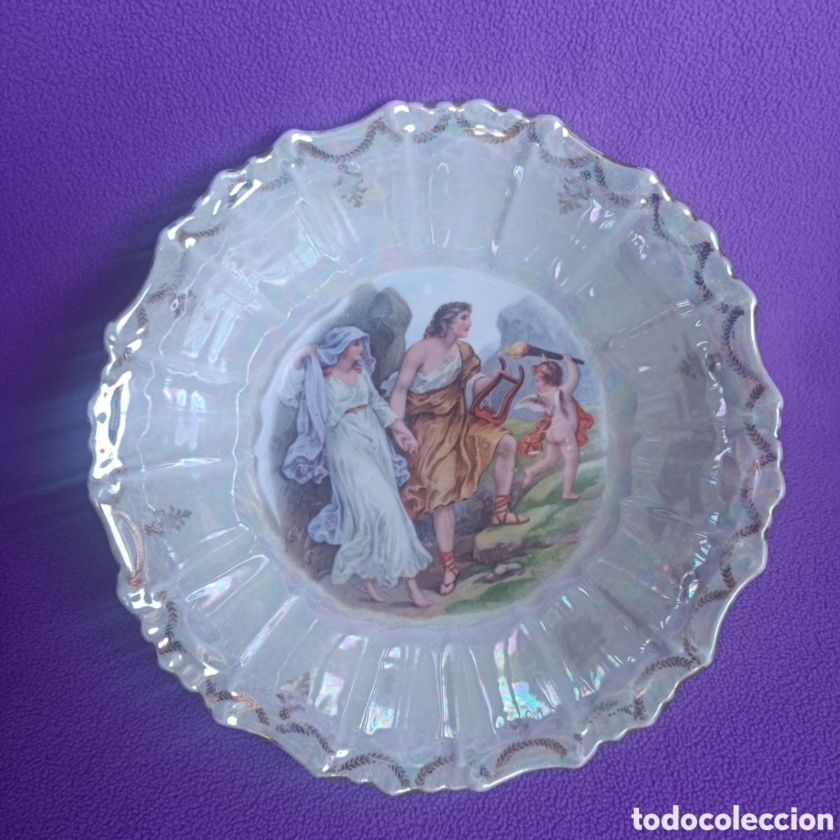 Antig&uuml;edades: Fuente de porcelana - Foto 1