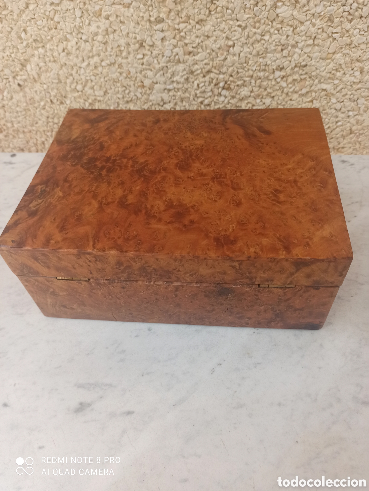 Antig&uuml;edades: Espectacular caja antigua de t&eacute;. Impecable - Foto 10