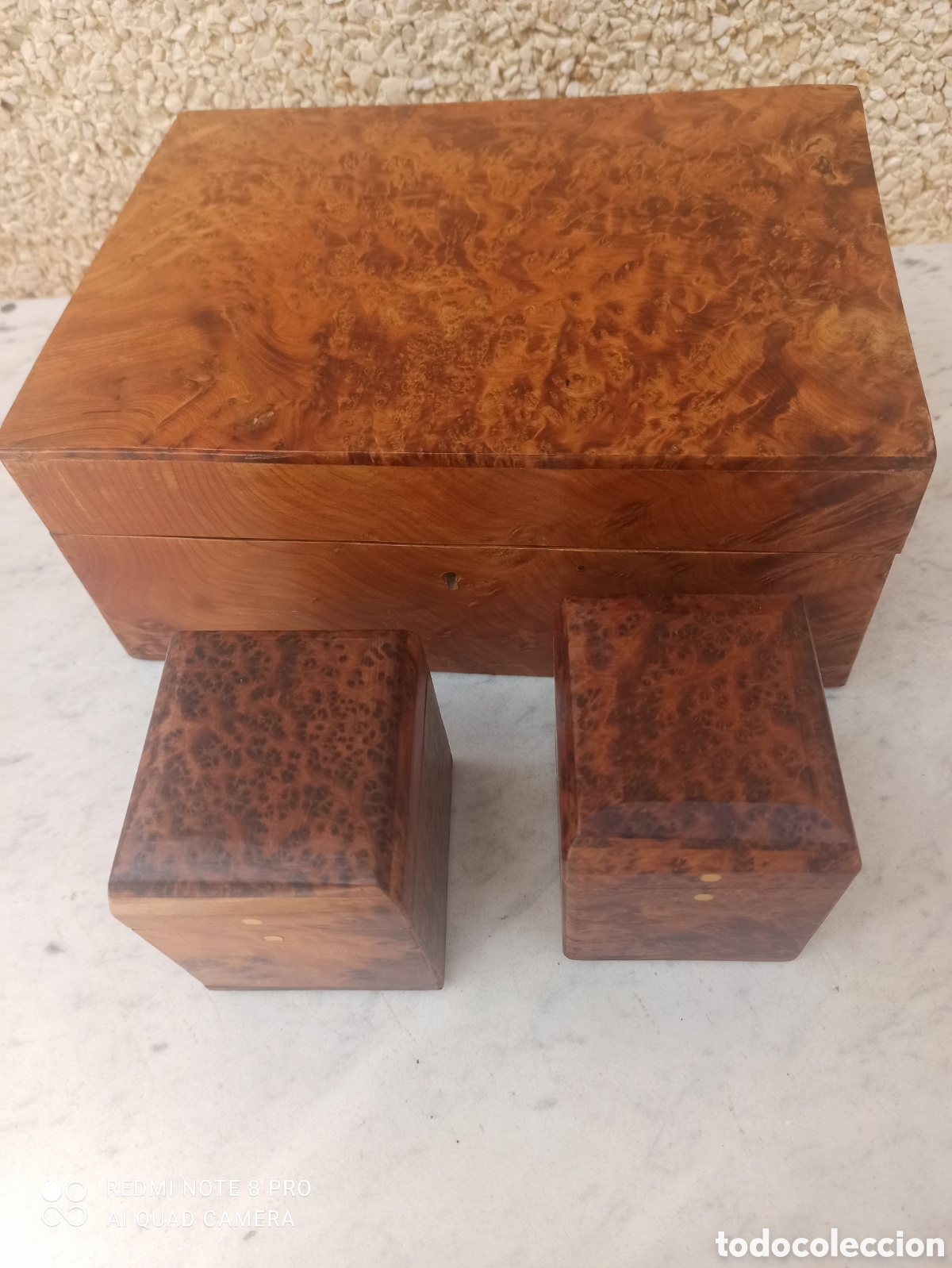 Antig&uuml;edades: Espectacular caja antigua de t&eacute;. Impecable - Foto 11