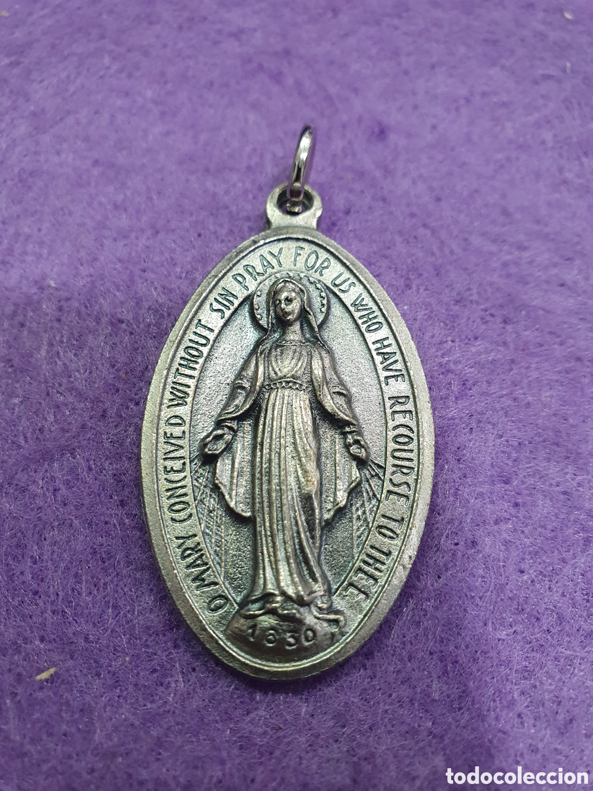 Antig&uuml;edades: Medalla Virgen Maria. (L101) - Foto 1