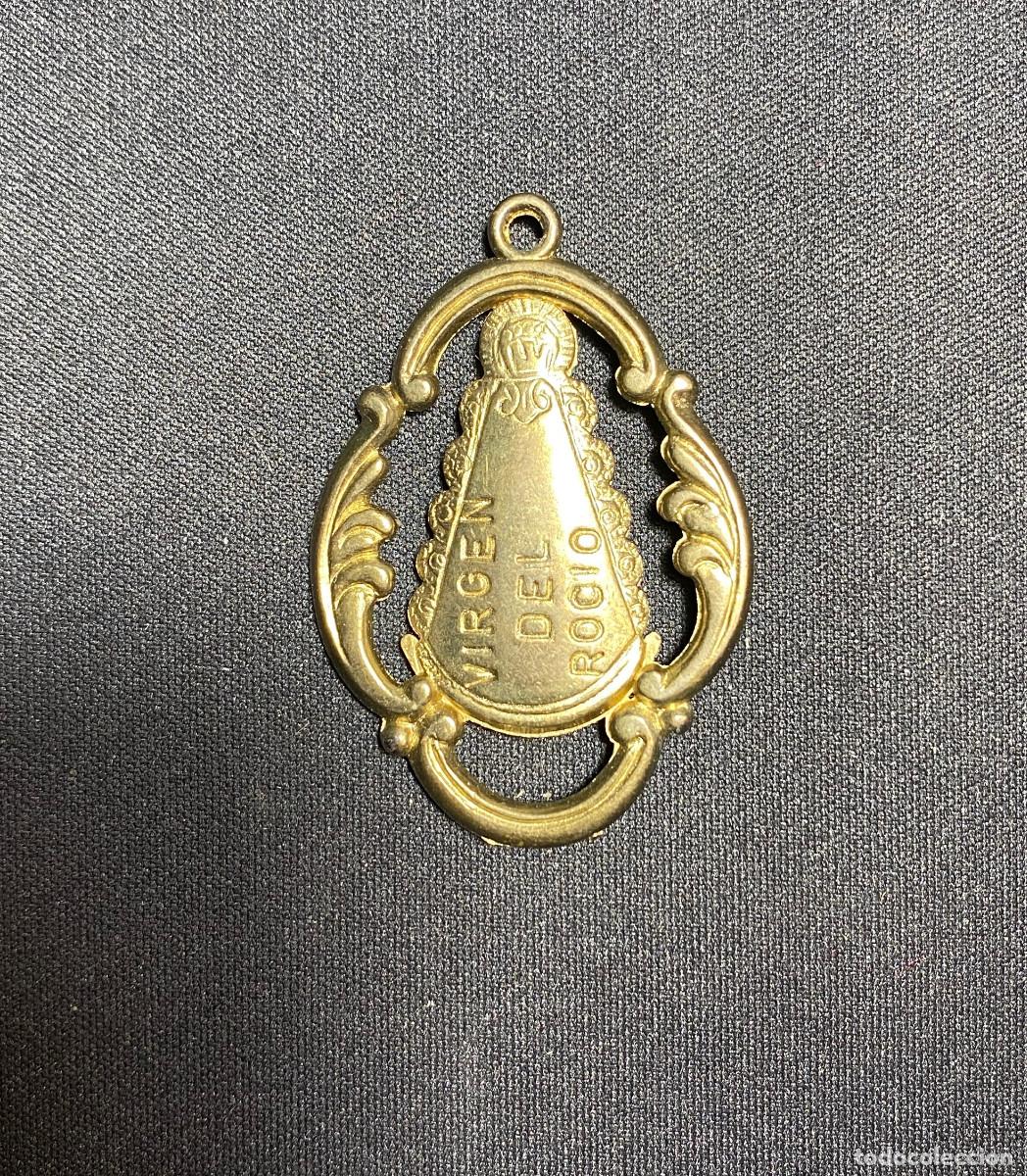 Antig&uuml;edades: MEDALLA VIRGEN DEL ROCIO - Foto 2