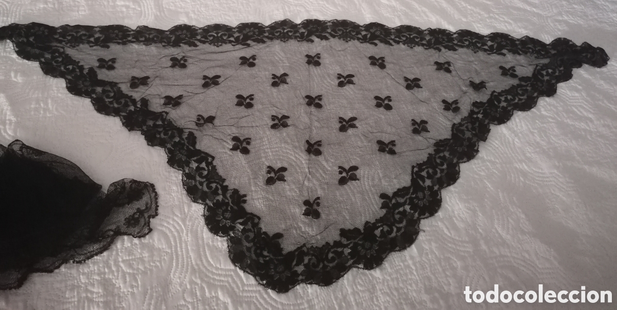 Antig&uuml;edades: Velo o mantilla para misa - Foto 1