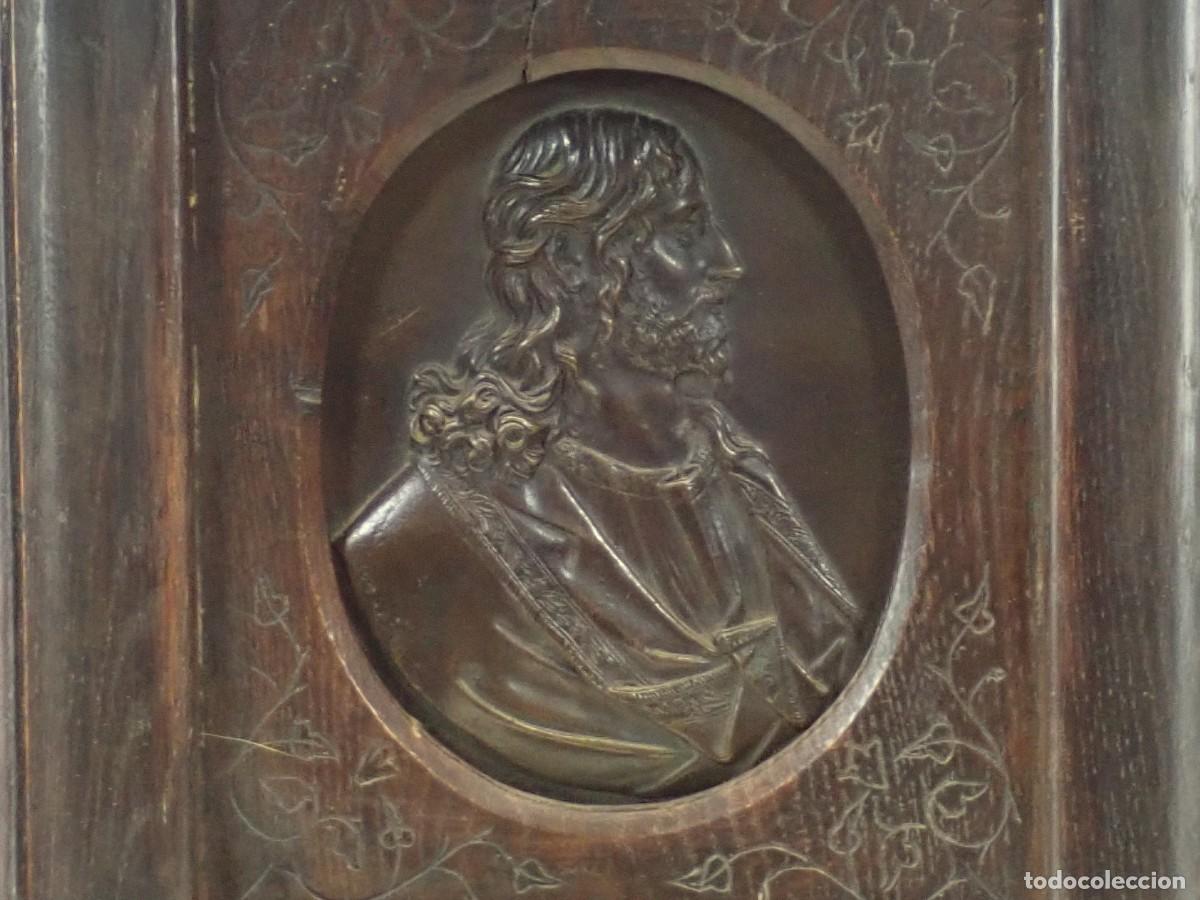Antig&uuml;edades: CABEZA DE CRISTO. RELIEVE EN BRONCE - Foto 2
