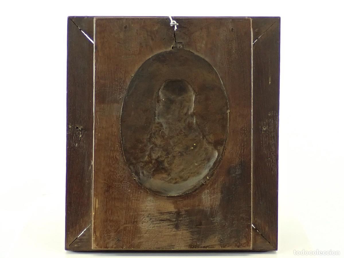 Antig&uuml;edades: CABEZA DE CRISTO. RELIEVE EN BRONCE - Foto 3
