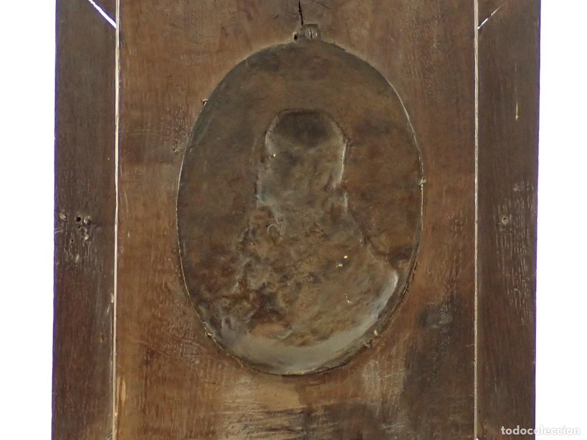 Antig&uuml;edades: CABEZA DE CRISTO. RELIEVE EN BRONCE - Foto 4