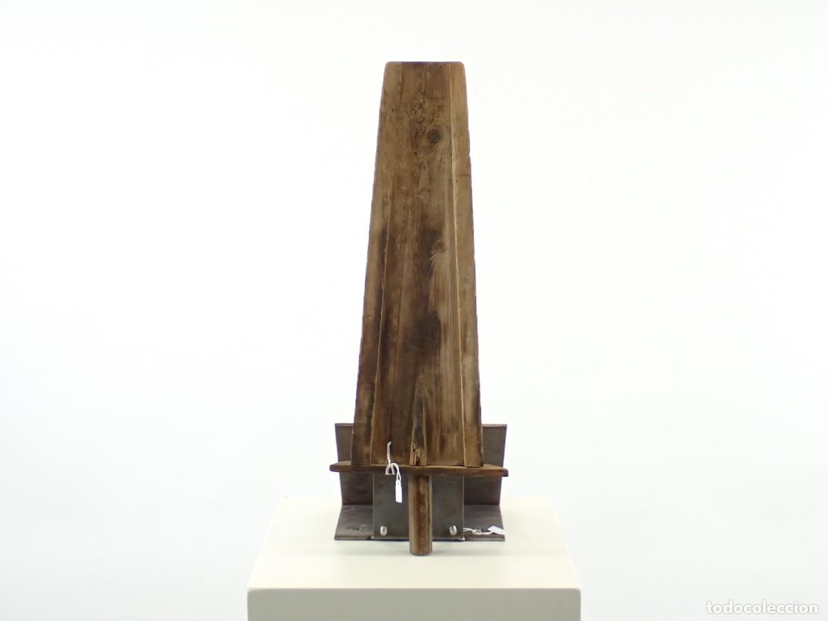Antig&uuml;edades: MOLDE DE MADERA PARA TEJAS - Foto 2