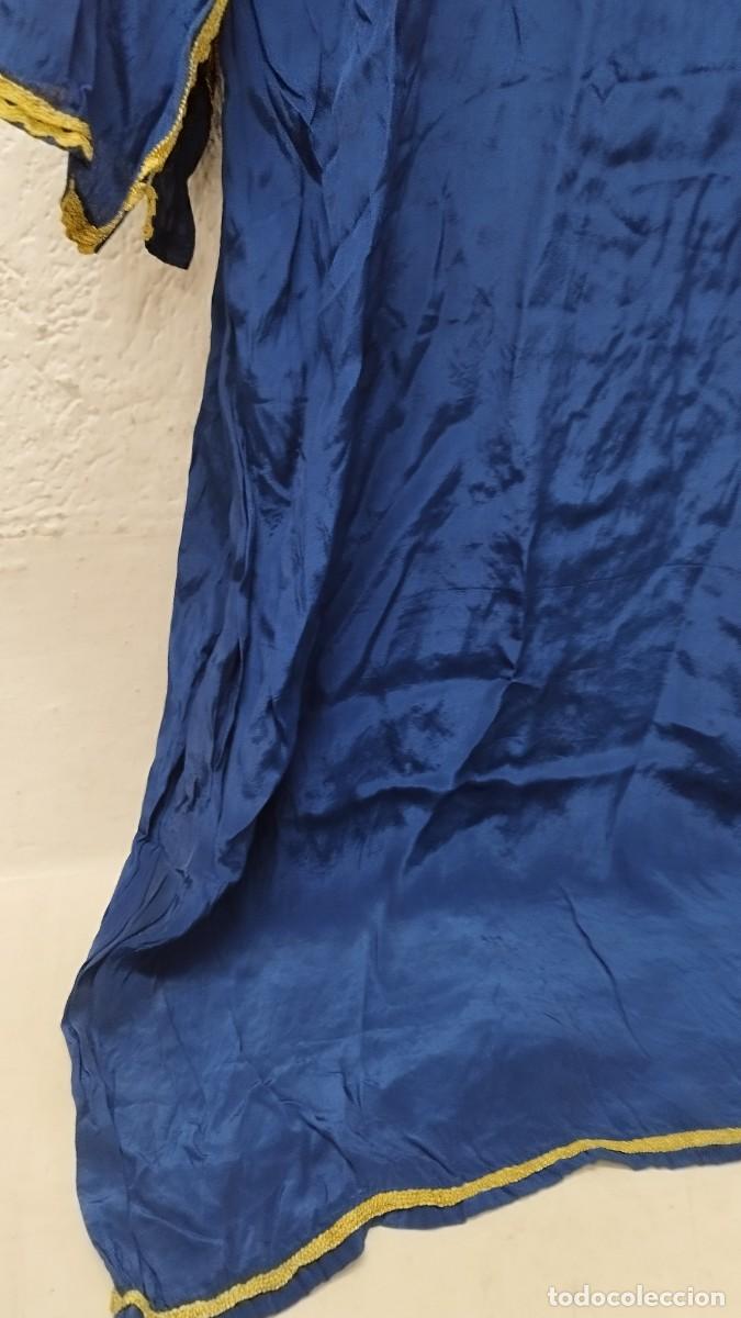 Antig&uuml;edades: Antigua chilaba &aacute;rabe,de color azul - Foto 9
