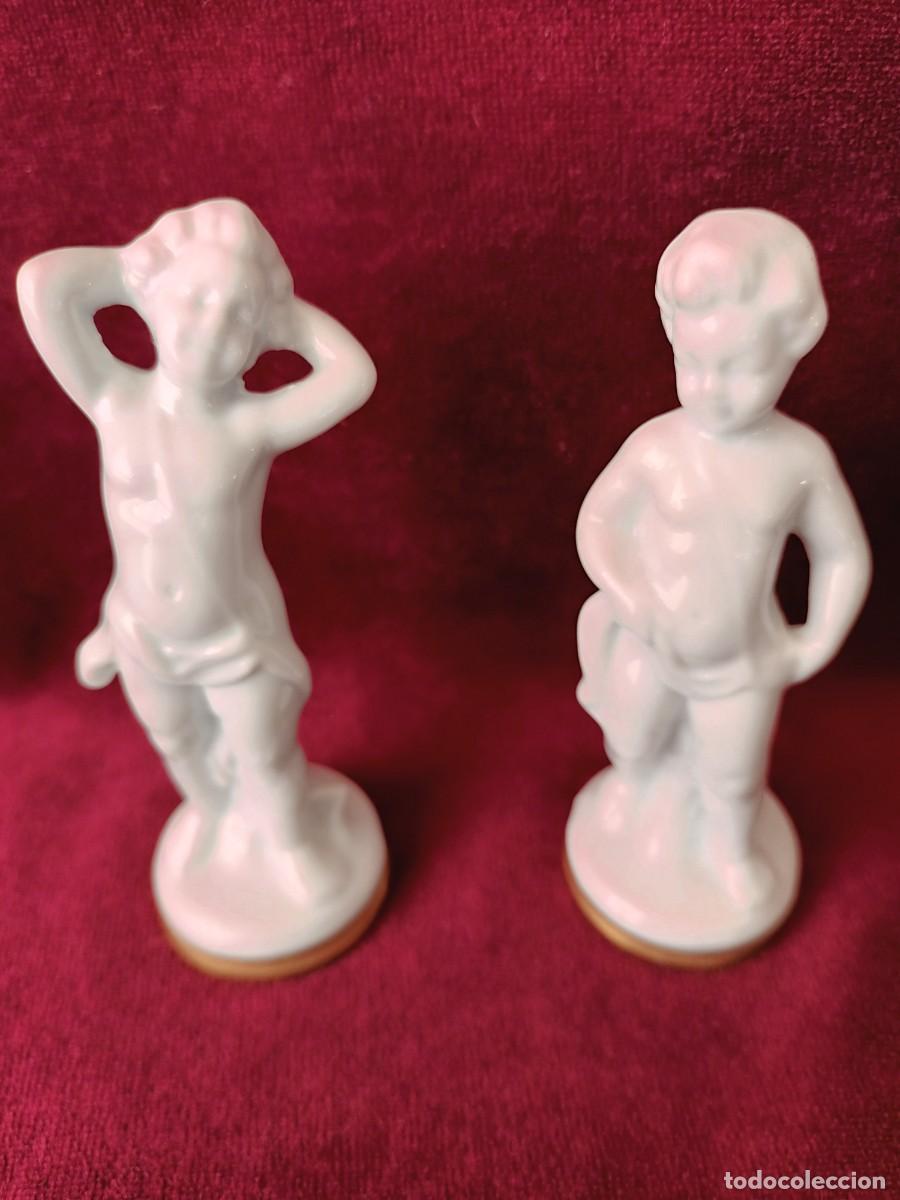 Antig&uuml;edades: DOS FIGURAS NUMERADAS -1696 Y 1699 Y SELLADAS. - Foto 6