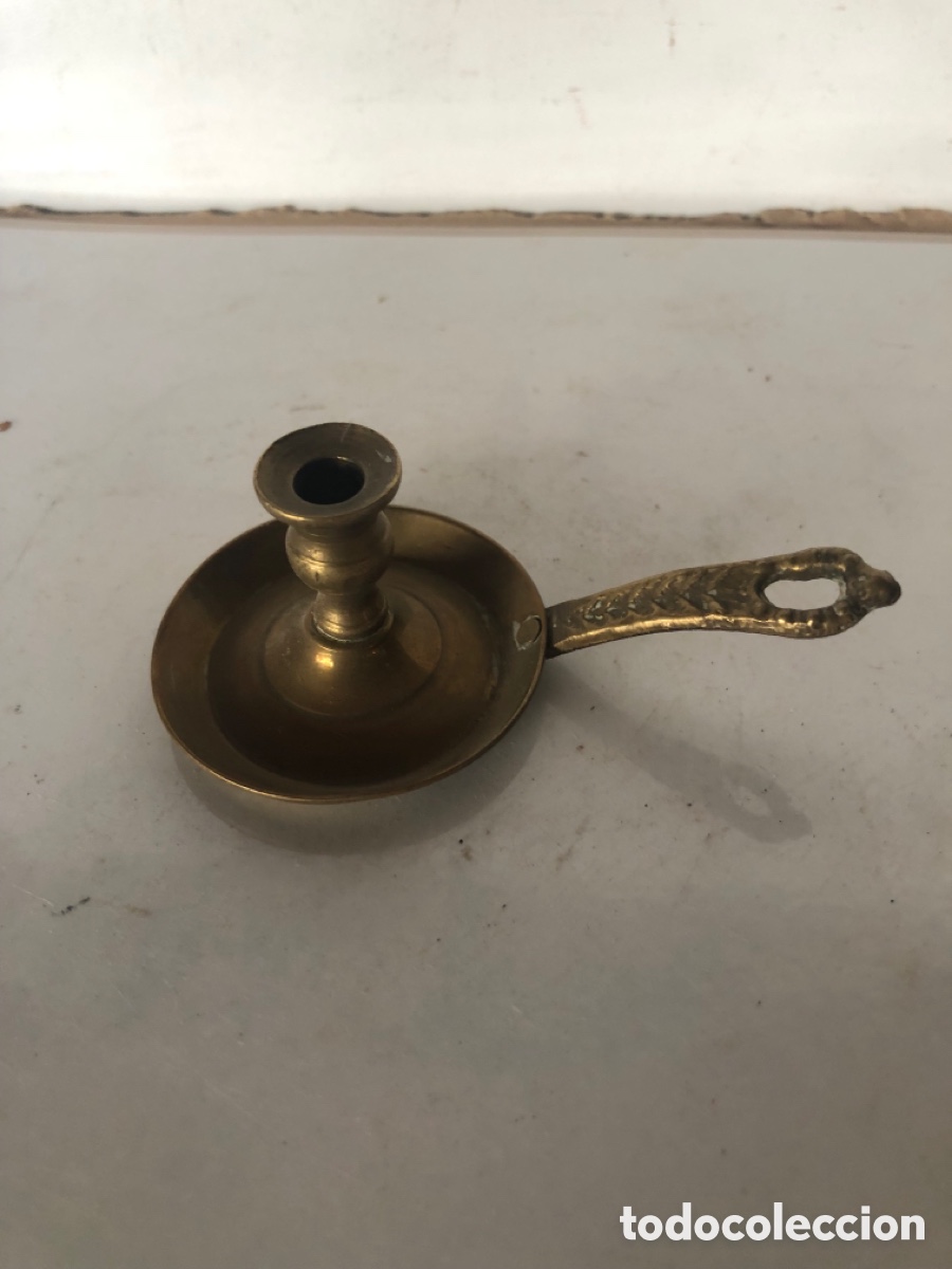 Antig&uuml;edades: PALMATORIA DE METAL MINIATURA - Foto 1