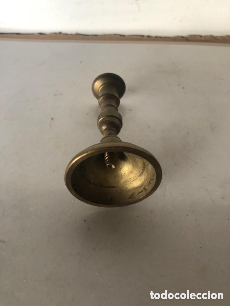 Antig&uuml;edades: CANDELABRO DE METAL PEQUE&Ntilde;O - Foto 2