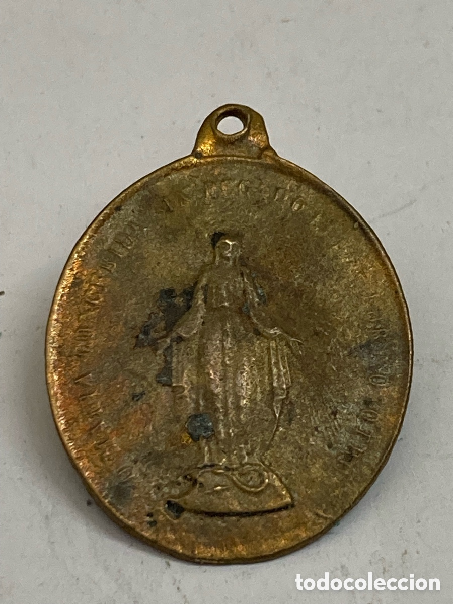 Antig&uuml;edades: Medalla Religiosa metal C212 - Foto 2