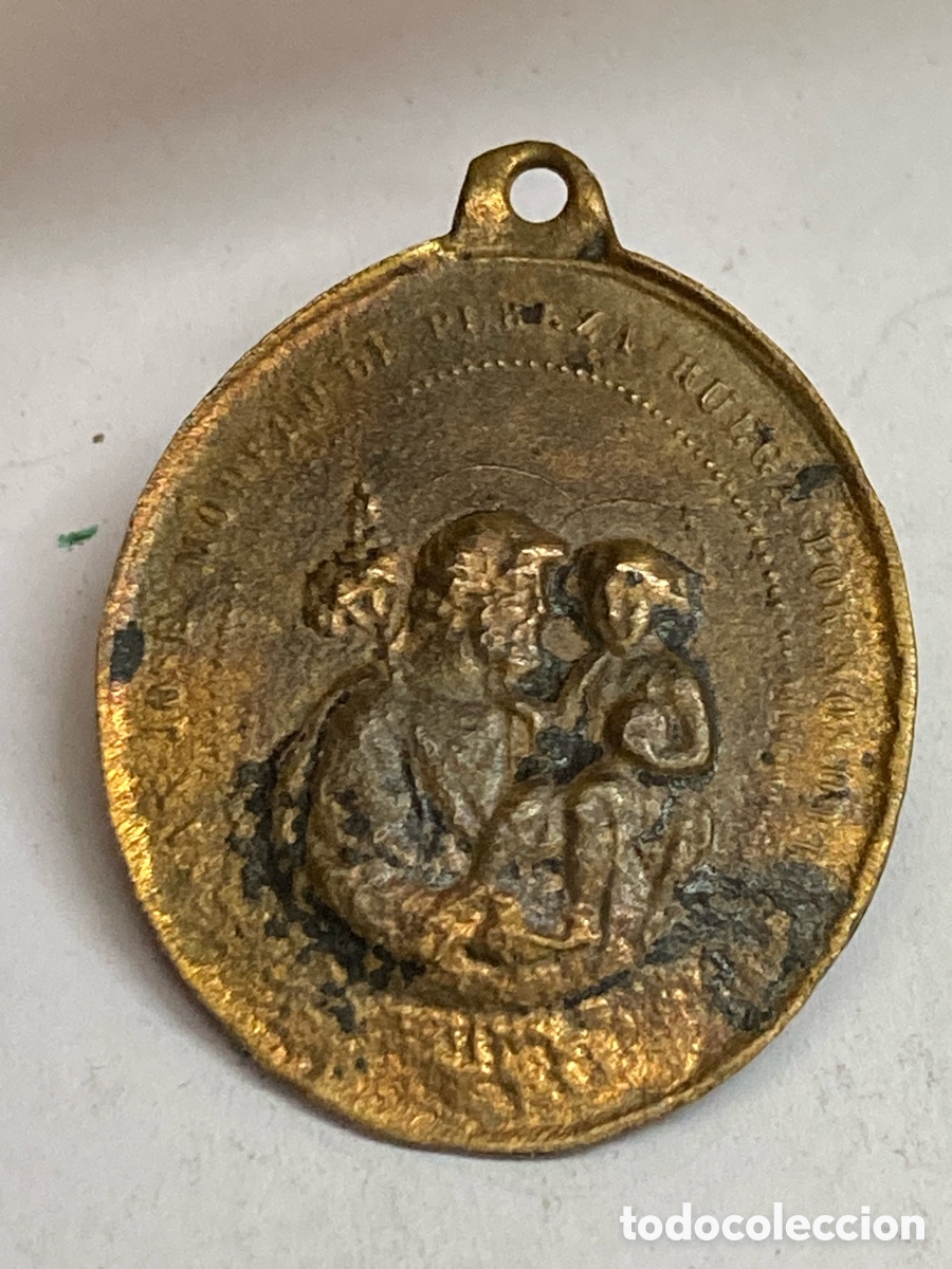 Antig&uuml;edades: Medalla Religiosa metal C212 - Foto 1