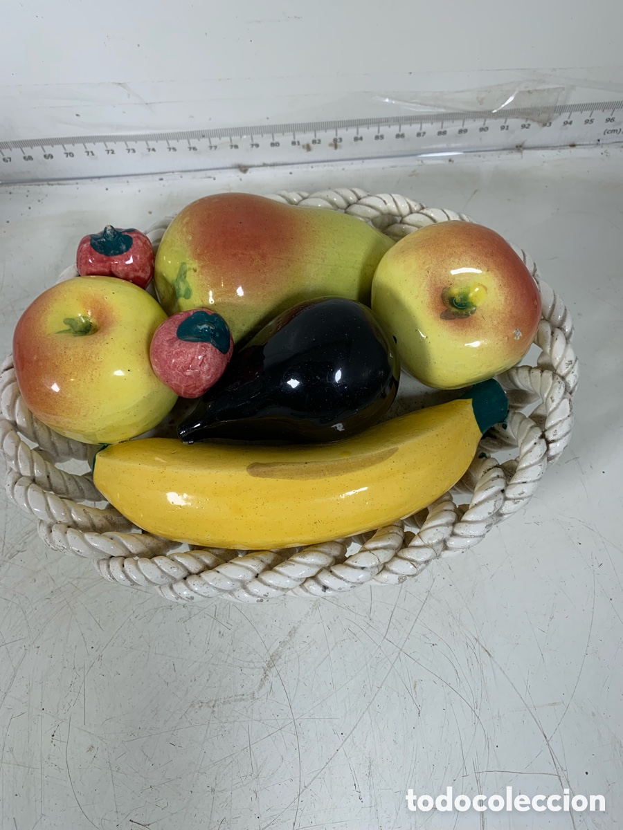 Antig&uuml;edades: 01_ Frutero cer&aacute;mica - Foto 2
