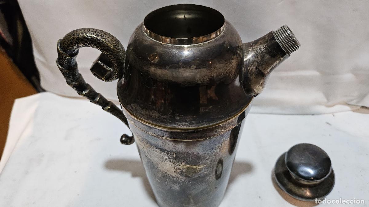 Antig&uuml;edades: cafetera de alpaca - Foto 4