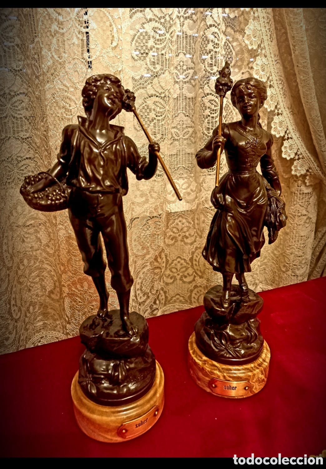Antiquit&eacute;s: Esculturas de bronce