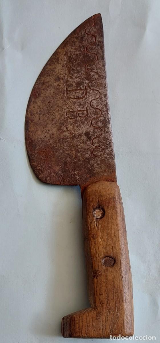 Antig&uuml;edades: Antiguo cuchillo o hacheta carnicera - Foto 1