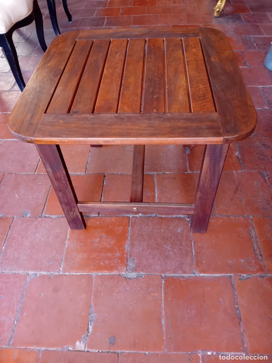 Antig&uuml;edades: Mesa para jard&iacute;n de madera de teca - Foto 3