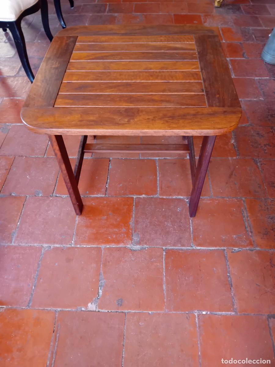 Antig&uuml;edades: Mesa para jard&iacute;n de madera de teca - Foto 4