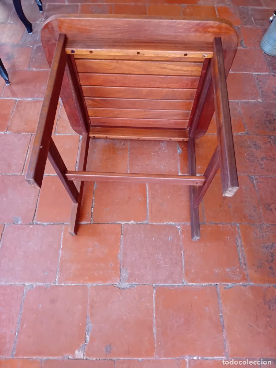Antig&uuml;edades: Mesa para jard&iacute;n de madera de teca - Foto 6