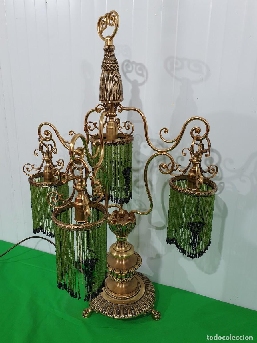 Antig&uuml;edades: Antigua lampara de sobremesa - Foto 5