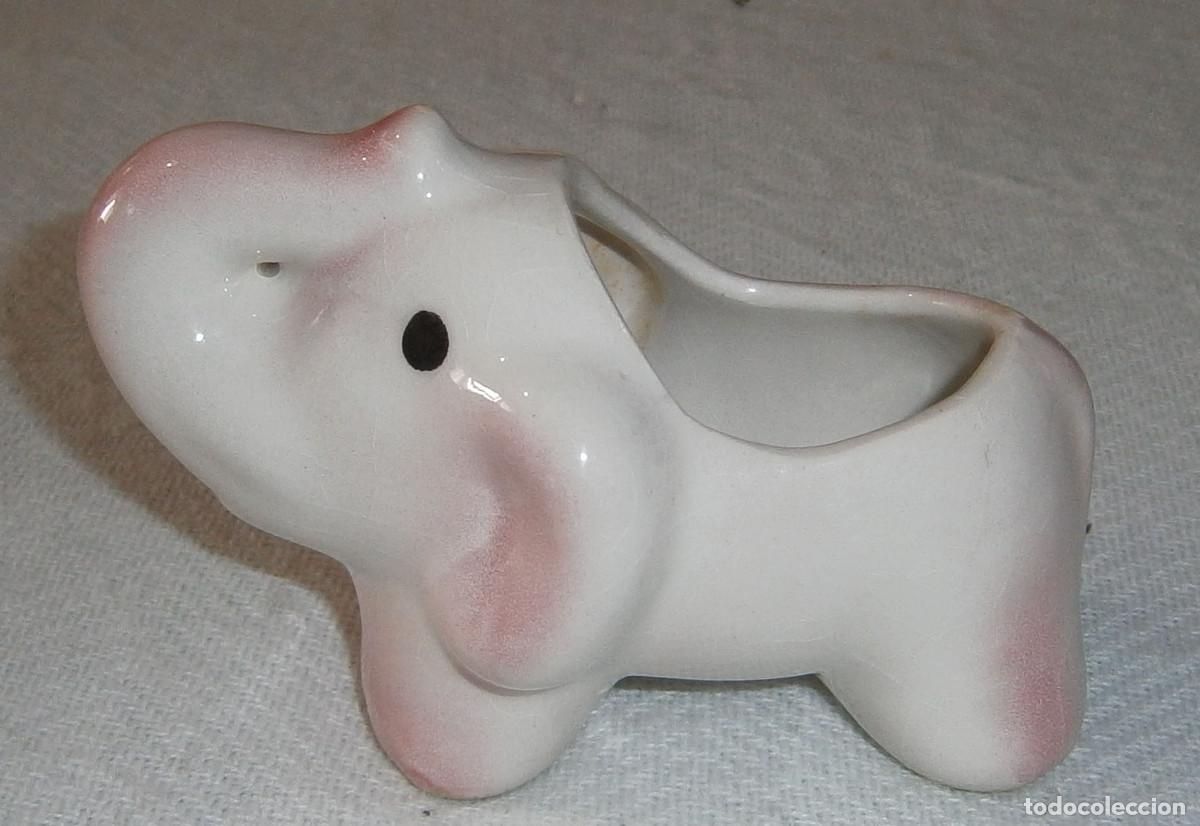 Antiguidades: elephante - elefante porcelana maceta para cactus o planta peque&ntilde;a