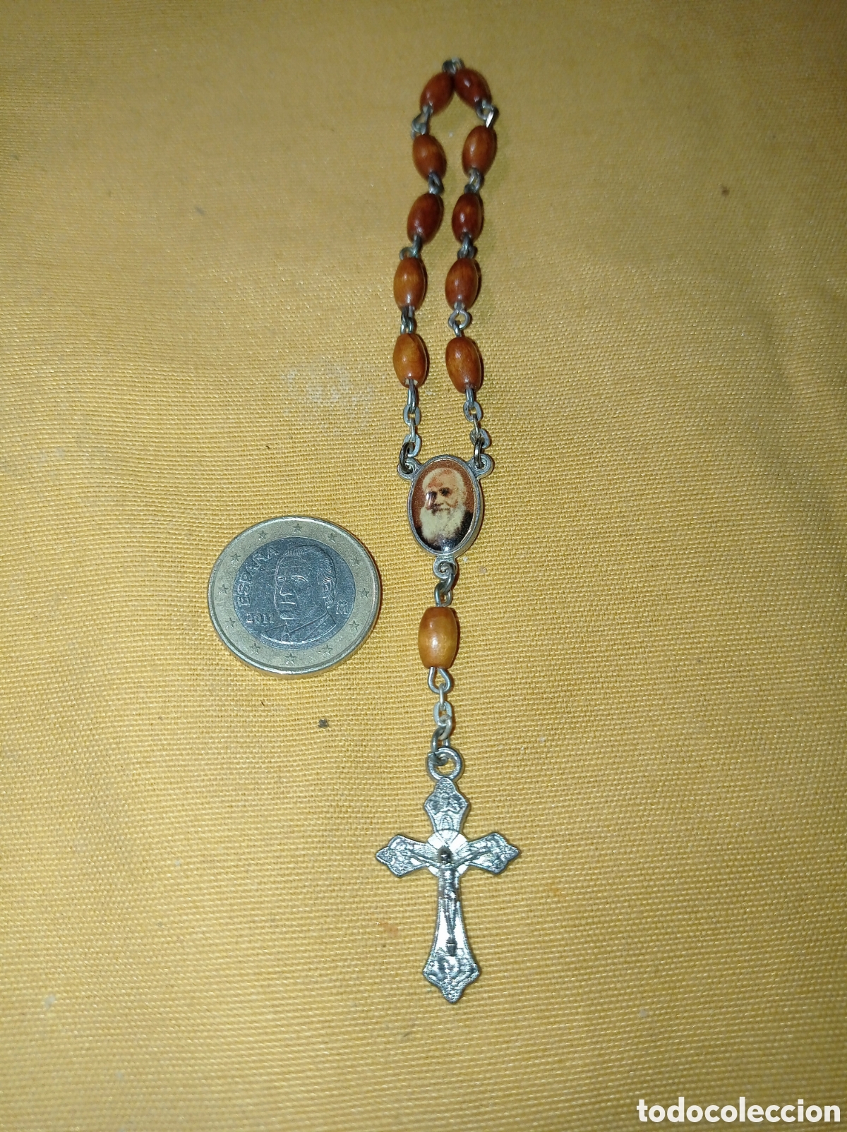 Antig&uuml;edades: DECENARIO FRAY LEOPOLDO,MADERA - Foto 1