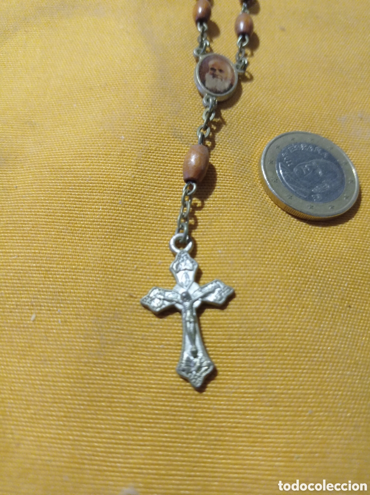 Antig&uuml;edades: DECENARIO FRAY LEOPOLDO,MADERA - Foto 3