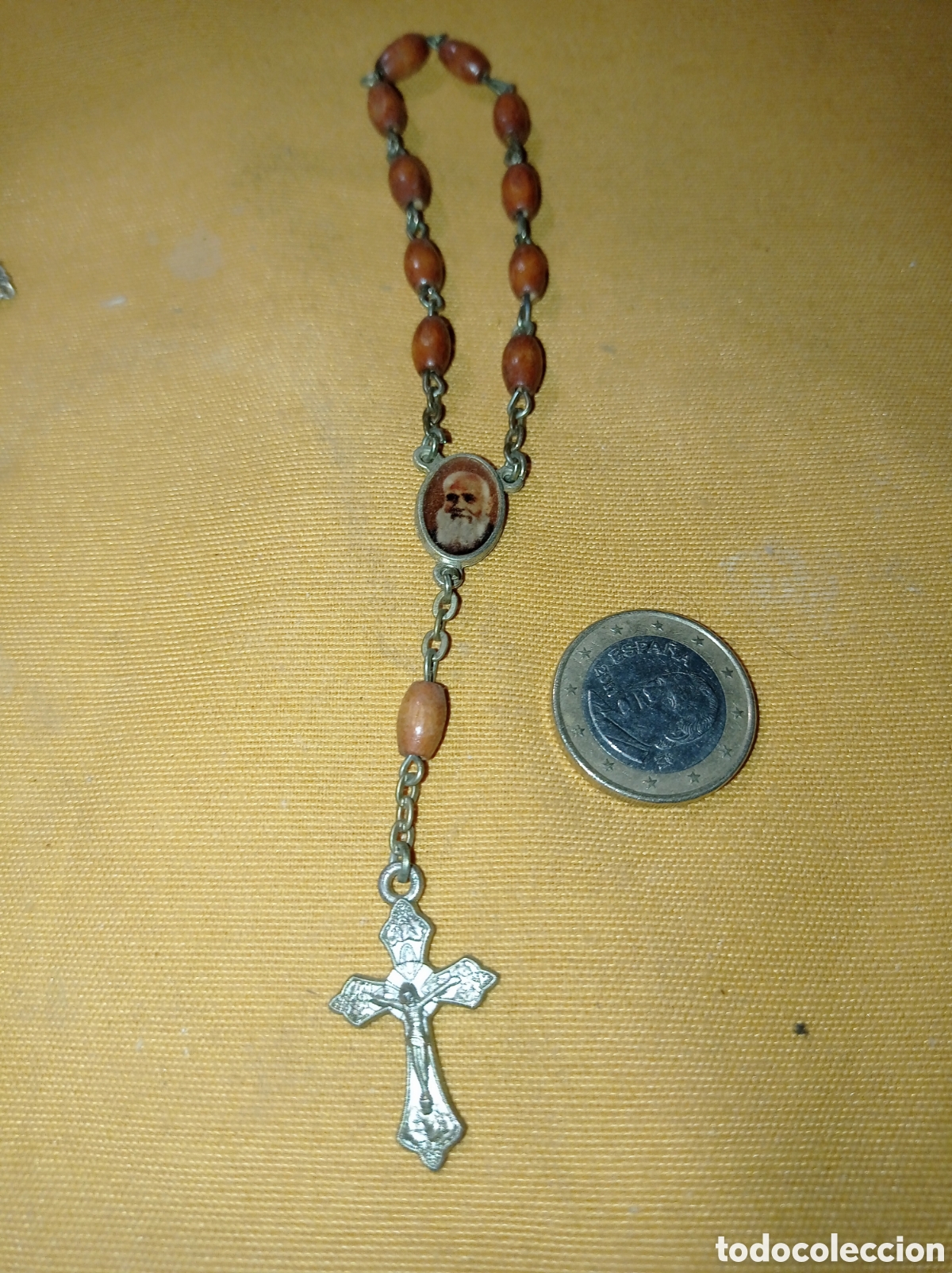 Antig&uuml;edades: DECENARIO FRAY LEOPOLDO,MADERA - Foto 1