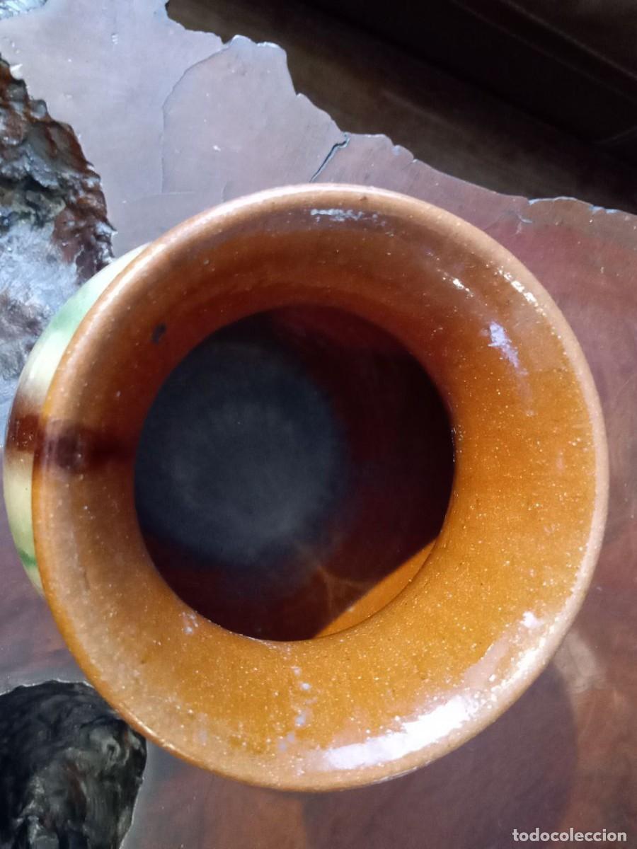 Antig&uuml;edades: JARRON CERAMICA DE LA BISBAL 17 CM - Foto 4
